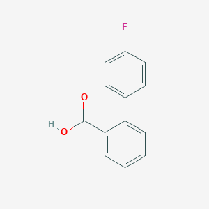 molecular formula C13H9FO2 B157549 2-(4-Fluorophenyl)benzoic acid CAS No. 1841-57-2