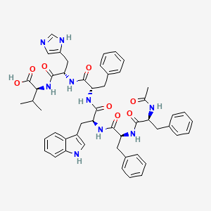 molecular formula C40H47N7O6 B1575538 Acetyl hexapeptide-49 