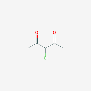 molecular formula C5H7ClO2 B157559 3-Chloropentane-2,4-dione CAS No. 1694-29-7