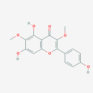 molecular formula C17H14O7 B157566 3,6-Dimethoxyapigenin CAS No. 22697-65-0