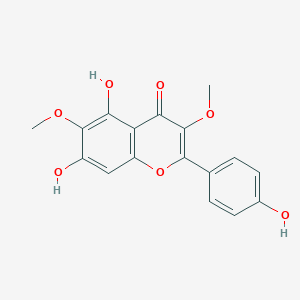 molecular formula C17H14O7 B157566 4',5,7-Trihydroxy-3,6-dimethoxyflavone CAS No. 22697-65-0