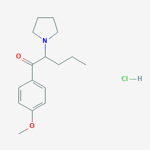 Valerophenone, 4'-methoxy-2-(1-pyrrolidinyl)-, hydrochloride