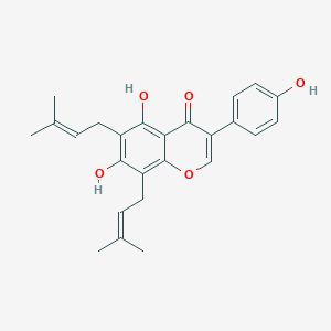 molecular formula C25H26O5 B157589 6,8-Diprenylgenistein CAS No. 51225-28-6