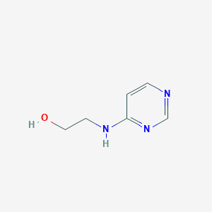 molecular formula C6H9N3O B157625 2-(Pyrimidin-4-ylamino)ethanol CAS No. 1640-87-5