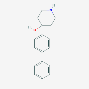 molecular formula C17H19NO B157631 4-[1,1'-Biphenyl]-4-YL-4-piperidinol CAS No. 137884-47-0