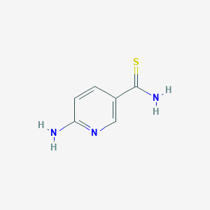 molecular formula C6H7N3S B157638 6-氨基吡啶-3-硫代甲酰胺 CAS No. 53268-33-0