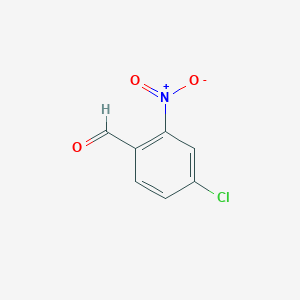 molecular formula C7H4ClNO3 B015764 4-Chloro-2-nitrobenzaldehyde CAS No. 5551-11-1