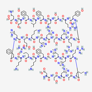  B1576430 H-Asp-Ser-His-Ala-Lys-Arg-His-His-Gly-Tyr-Lys-Arg-Lys-Phe-His-Glu-Lys-His-His-Ser-His-Arg-Gly-Tyr-Arg-Ser-Asn-Tyr-Leu-Tyr-Asp-Asn-OH 