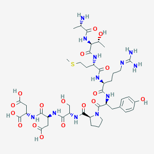 molecular formula C43H66N12O17S B157646 Marinostatin D CAS No. 139113-32-9