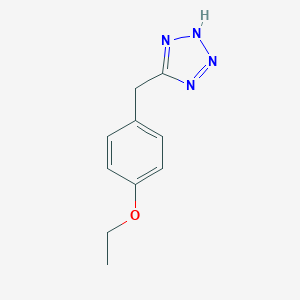 molecular formula C10H12N4O B157650 5-[(4-ethoxyphenyl)methyl]-2H-tetrazole CAS No. 132372-78-2