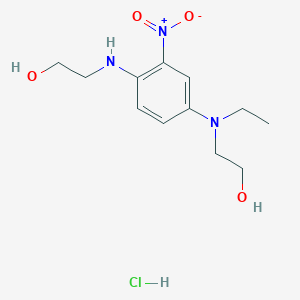molecular formula C12H20ClN3O4 B157651 HC BLUE 12 CAS No. 132885-85-9
