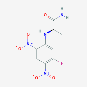 molecular formula C9H9FN4O5 B157668 FDNP-D-ALA-NH2 CAS No. 132055-99-3