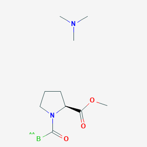 molecular formula C10H19BN2O3 B157669 N-(Trimethylamine-borane-carbonyl)proline methyl ester CAS No. 125893-97-2