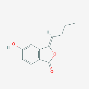 molecular formula C12H12O3 B157678 (3Z)-3-butylidene-5-hydroxy-2-benzofuran-1-one CAS No. 91652-78-7