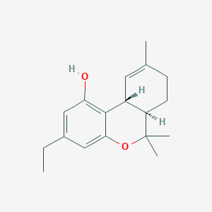molecular formula C18H24O2 B157683 Ethyl-delta-9-tetrahydrocannabinol CAS No. 134840-81-6