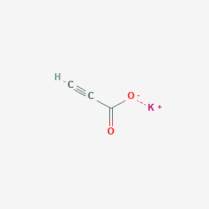 molecular formula C3HKO2 B157696 Potassium 2-propynoate CAS No. 1968-46-3