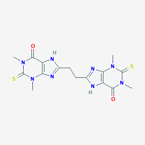 molecular formula C16H18N8O2S2 B157697 8,8'-Ethylenebis(2-thiotheophylline) CAS No. 1784-50-5