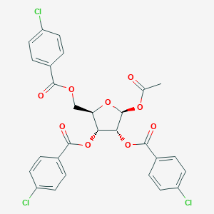 B015770 1-O-Acetyl-2,3,5-tri-O-(4-chlorobenzoyl)-beta-D-ribofuranose CAS No. 144084-01-5