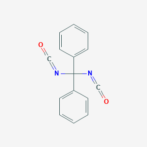 molecular formula C15H10N2O2 B157718 [Diisocyanato(phenyl)methyl]benzene CAS No. 10031-75-1