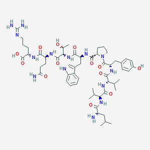 molecular formula C56H84N14O13 B157726 Leu-valorphin-arg CAS No. 135861-77-7