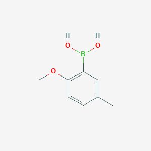 molecular formula C8H11BO3 B157728 2-Methoxy-5-methylphenylboronic acid CAS No. 127972-00-3