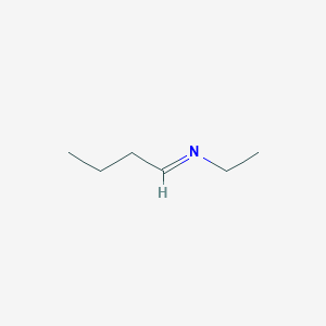 molecular formula C6H13N B157733 Ethanamine, N-butylidene- CAS No. 1611-12-7