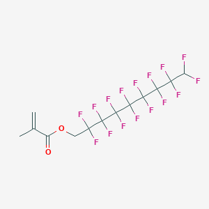 molecular formula C13H8F16O2 B157743 1H,1H,9H-Hexadecafluorononyl methacrylate CAS No. 1841-46-9