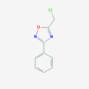 molecular formula C9H7ClN2O B157745 5-(Chloromethyl)-3-phenyl-1,2,4-oxadiazole CAS No. 1822-94-2