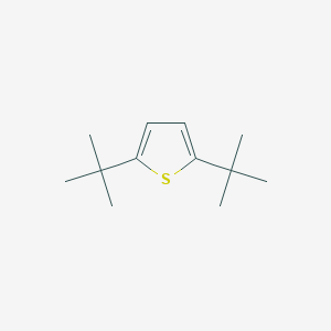 molecular formula C12H20S B157752 噻吩，2,5-双(1,1-二甲基乙基)- CAS No. 1689-77-6