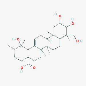molecular formula C30H48O6 B157754 米里安酸 CAS No. 89786-84-5