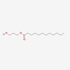molecular formula C15H30O3 B157758 Dodecanoic acid, 3-hydroxypropyl ester CAS No. 10108-22-2