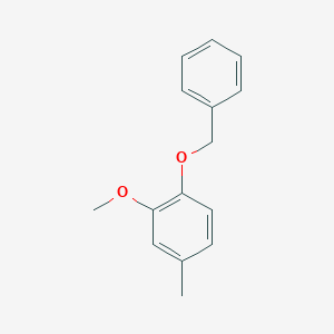 molecular formula C15H16O2 B015776 4-Benzyloxy-3-methoxy-toluene CAS No. 78136-55-7