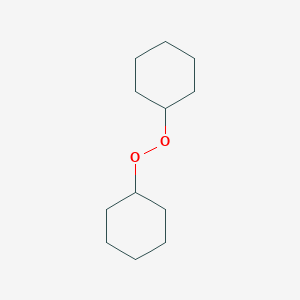molecular formula C12H22O2 B157761 Dicyclohexyl peroxide CAS No. 1758-61-8