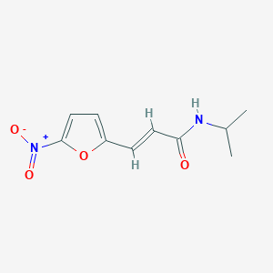 molecular formula C10H12N2O4 B157778 N-Isopropyl-5-nitro-2-furanacrylamide CAS No. 1951-56-0