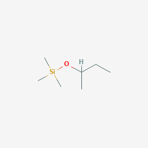 molecular formula C7H18OSi B157788 Silane, sec-butoxytrimethyl- CAS No. 1825-66-7