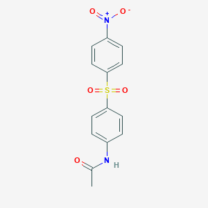 molecular formula C14H12N2O5S B015779 N-(4-((4-Nitrophenyl)sulfonyl)phenyl)acetamide CAS No. 1775-37-7