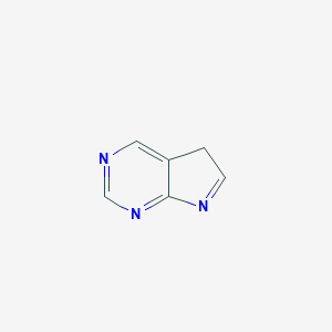 molecular formula C6H5N3 B015780 5H-pyrrolo[2,3-d]pyrimidine CAS No. 18549-65-0