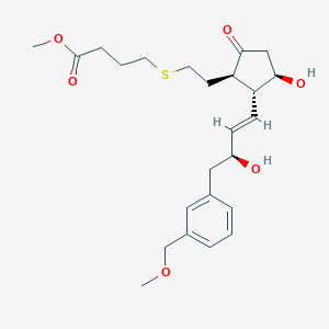 molecular formula C24H34O6S B157803 Rivenprost CAS No. 256382-08-8