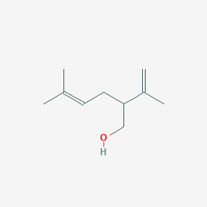 molecular formula C10H18O B157807 4-Hexen-1-ol, 5-methyl-2-(1-methylethenyl)- CAS No. 1845-51-8