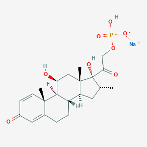 molecular formula C22H29FNaO8P B157810 Dexamethasone 21-(sodium hydrogen phosphate) CAS No. 1869-92-7