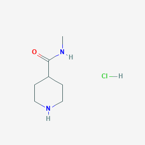 molecular formula C7H15ClN2O B157816 N-methylpiperidine-4-carboxamide hydrochloride CAS No. 1903-75-9