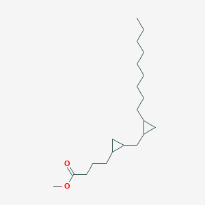 molecular formula C21H38O2 B157819 Methyl 4-[2-[(2-nonylcyclopropyl)methyl]cyclopropyl]butanoate CAS No. 10152-68-8