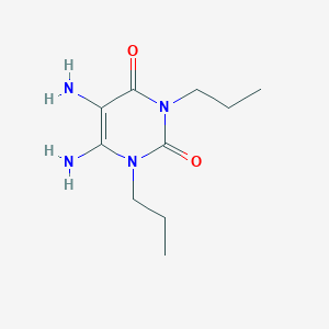 molecular formula C10H18N4O2 B015782 5,6-二氨基-1,3-二丙基尿嘧啶 CAS No. 81250-34-2