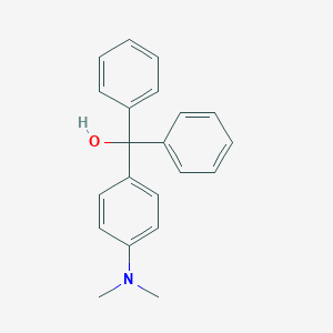 molecular formula C21H21NO B157828 Benzenemethanol, 4-(dimethylamino)-alpha,alpha-diphenyl- CAS No. 1719-05-7