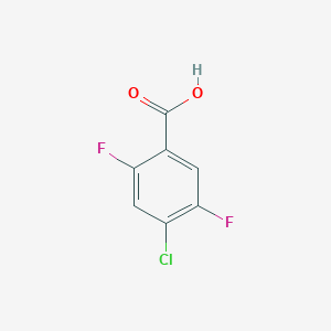 molecular formula C7H3ClF2O2 B157831 4-Chloro-2,5-difluorobenzoic acid CAS No. 132794-07-1