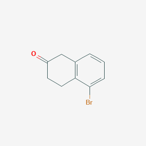 molecular formula C10H9BrO B157838 5-溴-2-萘酮 CAS No. 132095-53-5