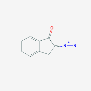 molecular formula C9H6N2O B157840 1-Indanone, 2-diazo- CAS No. 1775-23-1