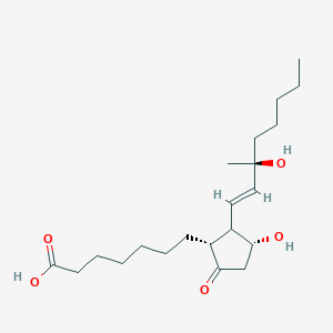 molecular formula C21H36O5 B157853 15-methyl-15S-Prostaglandin E1 CAS No. 35700-26-6