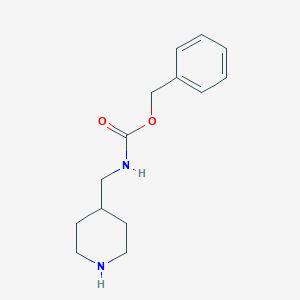 B157859 Benzyl (piperidin-4-ylmethyl)carbamate CAS No. 132431-09-5