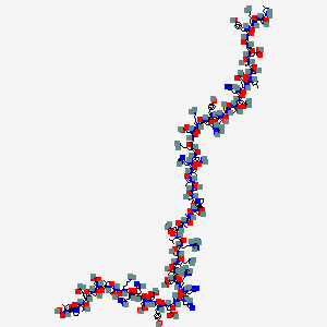  B1578610 H-Leu-Ser-Lys-Tyr-Gly-Gly-Glu-Cys-Ser-Leu-Glu-His-Asn-Thr-Cys-Thr-Tyr-Arg-Lys-Asp-Gly-Lys-Asn-His-Val-Val-Ser-Cys-Pro-Ser-Ala-Ala-Asn-Leu-Arg-Cys-Lys-Thr-Asp-Arg-His-His-Cys-Glu-Tyr-Asp-Asp-His-His-Lys-Thr-Val-Asp-Cys-Gln-Thr-Pro-Val-OH 